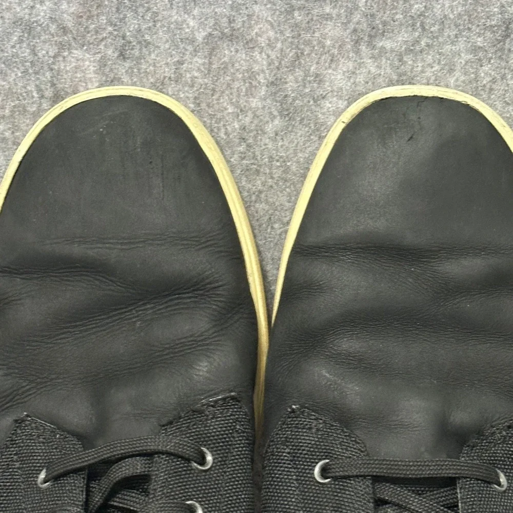 Timberland Davis Square Chukka Mens Size 12 Black Leather Canvas Boots